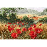 Купить недорого   Набор для вышивания Maia "Host Of Poppies" 29*42см, MEZ Венгрия, APC935  в интернет магазине Фэмили хобби