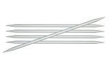 Спицы чулочные "Basix Aluminum" 3,75мм/20см, KnitPro, 45121