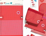 Серия "Prym Love" - Ткань 21*30см с рисунком "Сердце", Prym, 931952