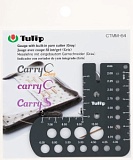 Линейка для определения размера спиц с резаком для нити, Tulip, CTMM-64