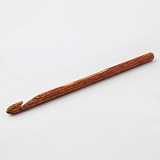 Крючок для вязания "Ginger" 10/15см, ламинированная береза, коричневый KnitPro, 31252