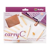 Набор спиц съемных укороченных  "carryC", длина 9,5см, Tulip, TCC-02